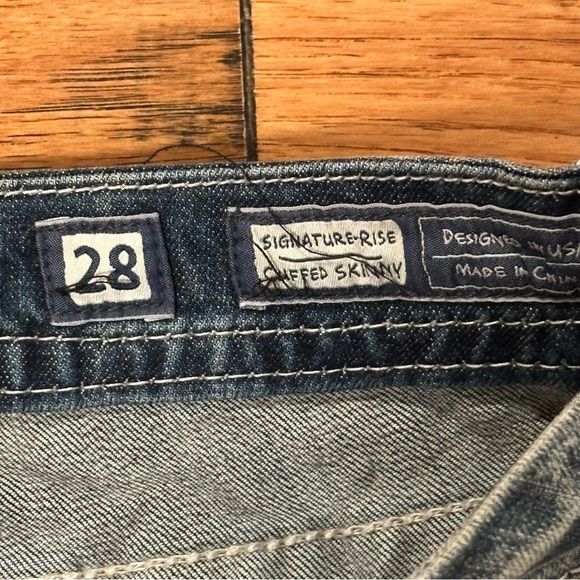 Miss Me Gold Embellished Skinny Style NO:JE8039CKR Size 28 - Picture 6 of 15